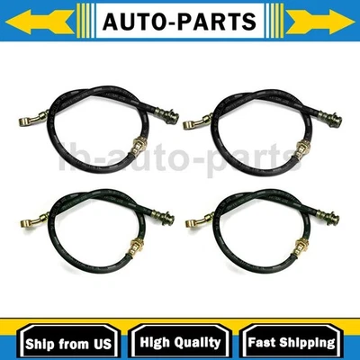 4 piezas centradas en manguera de línea de freno delantero trasero para Chevrolet Bel Air 1953-1954 Foto 1 de 4