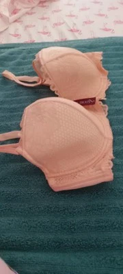 Sujetador Adore Me Mujer 40DD Con Aros Encaje Balconette. Color Is Peechykeen. Nuevo con etiquetas. Foto 1 de 4