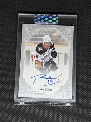 2023-24 UD Clear Cut Champ's Auto Troy Terry Auto Anaheim Ducks #C-TT - Image 1 of 2