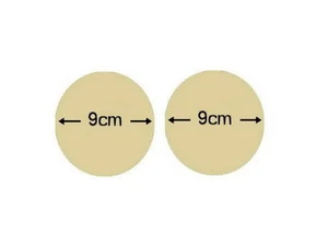 Scratch pour ecusson stargate attache 2 côtés 9cm Sable gaming hook & loop - Imagen 1 de 1