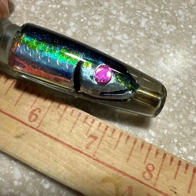 SEÑUELO FRANNY Señuelo de pesca hawaiano Atún Marlín Yee Mahi Wahoo Foto 1 de 4