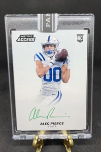 Alec Pierce 2022 Panini Instant Access ON CARD AUTO GREEN Ink SSP 3/10 - Picture 1 of 2