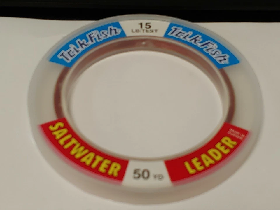 1 Spool Trik Fish Saltwater CAMO Leader Material 15 lbs. Test 50 Yards - Image 1 of 1