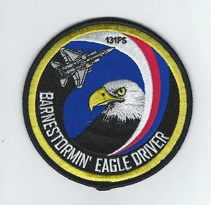 131st FS F-15 BARNSTORMIN' EAGLE DRIVER patch - Picture 1 of 1