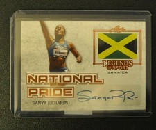 2015 Leaf Legends of Sport National Pride Sanya Richards autograph
