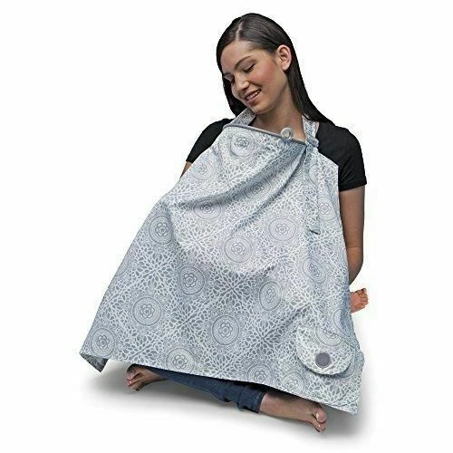 Boppy Nursing Cover Slideline Collection Boho Gray 5600109