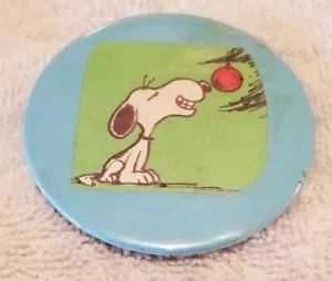 Snoopy Vintage Pin Back Pin Sammlerstück Button Anstecker - Bild 1 von 3