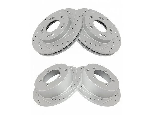 TRQ 86GF73R Brake Rotor Set Fits 1995-2000 Dodge Avenger Foto 1 de 1