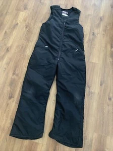 Vintage Black Arctic Cat Arcticwear Snowmobile Racing Bibs Pants Mens Size Large - Bild 1 von 5