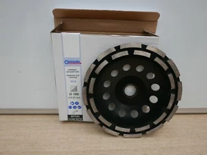 SONNENFLEX 180MM X 22.2MM ANGLE GRINDER DOUBLE ROW DIAMOND CUP WHEEL 00119 - Picture 1 of 1