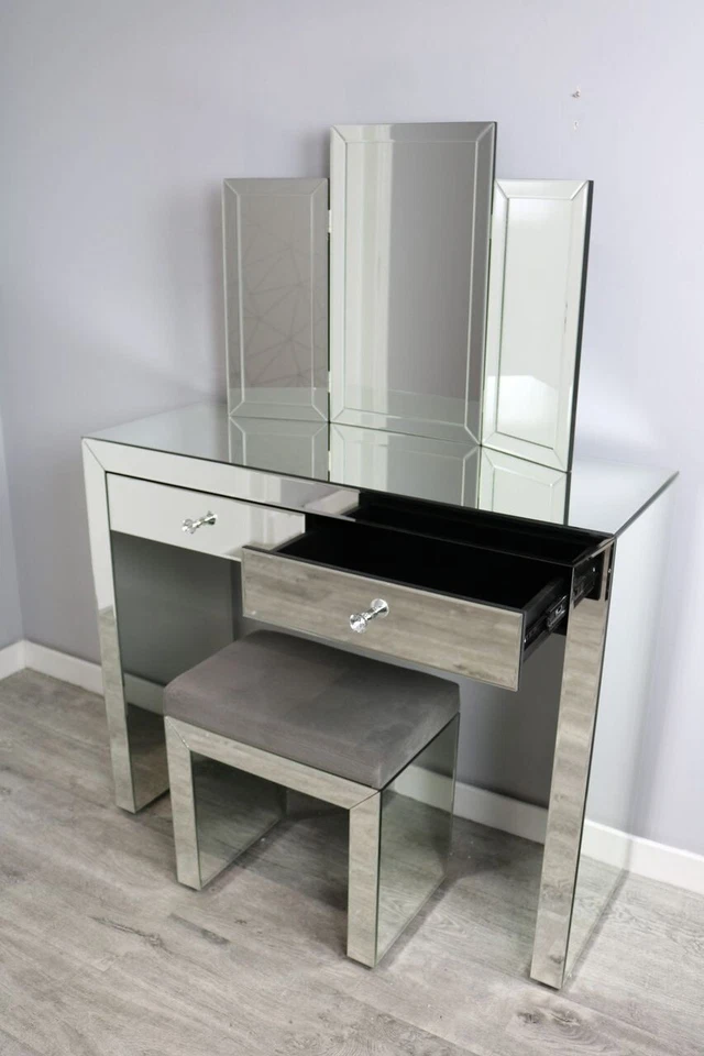 Simply Mirror 3pcs Dressing Table Set - Image 1 of 3