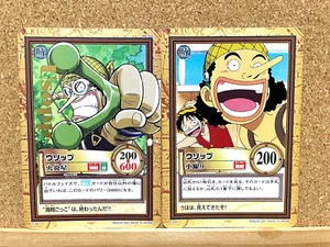 Juego de Cartas de Una Pieza TCG Japonés 2001 Vintage Usopp SET Hecho en Japón USADO - Imagen 1 de 2