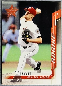 2001 Leaf Rookies and Stars #207 Roy Oswalt novato RC Astros - Imagen 1 de 2