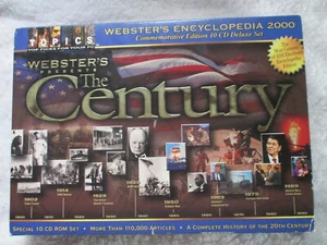 Webster's Presents: The 20th Century, Electronic Encyclopedia 10 CD Boxed Set - Picture 1 of 12