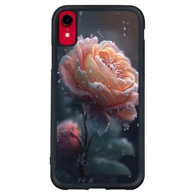 Чехлы для iPhone X XS 11 12 13 14 15 Pro Max с принтом Rose Frozen - Изображение 1 из 4