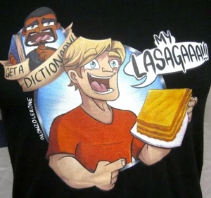 ALONZO LERONE youth tee XL internet comedian Get Dictionary kids T shirt Lasagaa - Picture 1 of 2