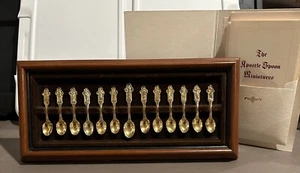 1979 Franklin Mint 24K Gold Plated - Apostles Spoon Miniatures Collection - Picture 1 of 7