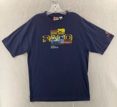 Vintage Paco Sports Shirt Mens XL Short Sleeve Crew Neck logo - Image 1 of 4