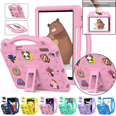 Kids Friendly Handle Shockproof Case For iPad 5th 6th 7th 8th 9th 10th 11th Gen - Image 1 of 4