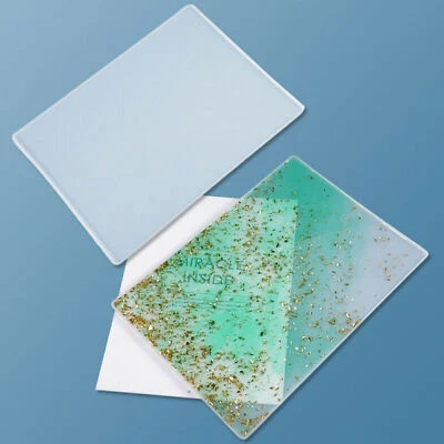 Hágalo usted mismo Tablero de Escritura Mesa Moldes de Silicona Cristal Resina Epoxi Moldes de Fundición EE. UU. Foto 1 de 4