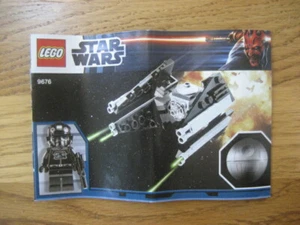 Lego Star Wars Tie Interceptor and Death Star 9676 Instruction Manual Booklet - Picture 1 of 1