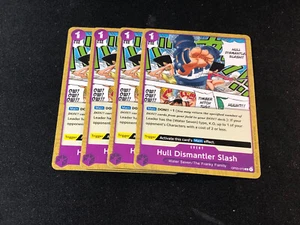 One Piece TCG Pillars of Strength Hull Dismantler Slash OP03-073 Purple Event x4 - Picture 1 of 1