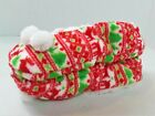 NWT Merry Brite Ladies Soft Sherpa Slippers Size L/XL 9-10 Christmas Red  Green