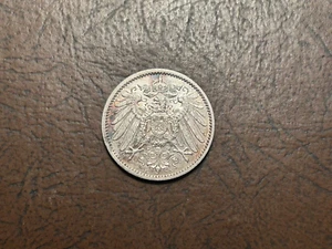 1906-A German 1 Mark Silver Coin - Picture 1 of 2