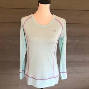 Marika Tek Dry-Wik M Performance Tee Shirt Top Long Sleeve Purple Blue womens - Picture 1 of 7