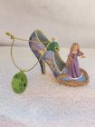 Disney Bradford Rapunzel Love Lights Way Once Upon a Time Slipper Ornament Shoe
