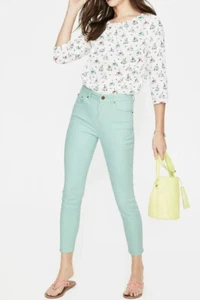 BODEN • Soho Cropped Mint Green Skinny Jeans Sz 20 UK. W42” L26,5”. BNWR - Picture 1 of 5