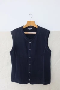 Vintage 1990's Emporio Armani Sweatshirt Vest Jacket - Picture 1 of 4