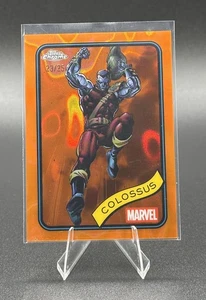 2025 Marvel Topps Chrome Colossus Orange Lava /25 #93 - Picture 1 of 4