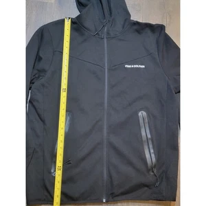 Pink Dolphin Para Hombres Cremallera Completa Negro Ropa Activa Sudadera con Capucha XL - Imagen 1 de 7
