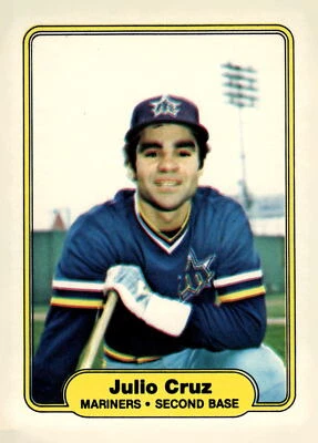 1982 Fleer #509 Julio Cruz - Image 1 of 2