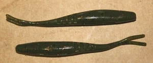 Paquete de 50 3/4" Juntado Twitch Minnow Super Fluke Estilo Calabaza Verde Púrpura - Imagen 1 de 4