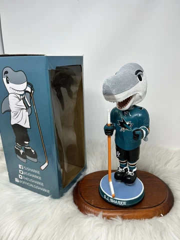 SJ San Jose Sharks NHL SGA Exclusive XL Jumbo Bobblehead Sharkie Mascot Cover