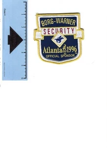 1996 USA Olympic Patch Atlanta Georgia Olympics Borg Warner Security Patch - Bild 1 von 1