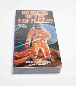 Horrors Of The Red Planet (VHS) 1965 scifi stars John Carradine & Lon Chaney Jr - Picture 1 of 7