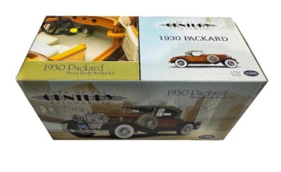 TESTORS 1:32 SCALE DIECAST 1930 PACKARD METAL BODY MODEL KIT TURN OF THE CENTURY - Image 1 of 4