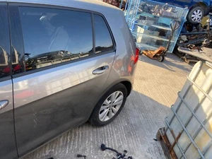 GENUINE 13-19 VW GOLF MK7 PASSENGER REAR DOOR BARE SHELL IN GREY LA7N 5 DOOR - Picture 1 of 3