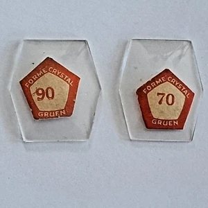 GRUEN FLAT bottom HEXAGONAL glass WATCH CRYSTALS by SIZE & FEATURES -BB Type H - Picture 1 of 1
