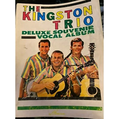 Partituras de álbum vocal de recuerdo de lujo The Kingston Trio raras Foto 1 de 4