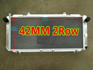 2 row Aluminum Radiator for 1991-1995 Toyota MR2 3SGTE SW20 1992 1993 1994 MT - Picture 1 of 12