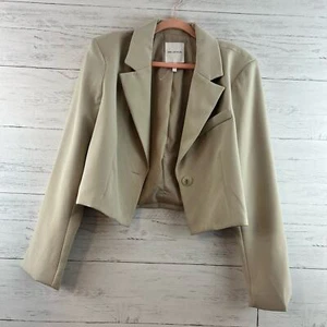Avec Les Filles Neu mit Etikett Boxy Cropped Blazer Größe L - Bild 1 von 9