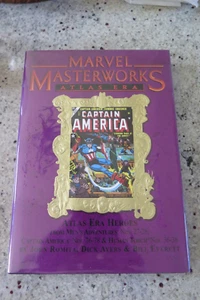 MARVEL MASTERWORKS 92 ATLAS ERA CAPTAIN AMERICA HC MARVEL COMICS RARO FUORI PRODUZIONE - Foto 1 di 3