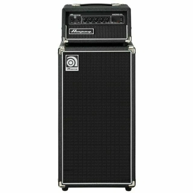 Ampeg Micro-CL 100 Watt 2x10" Mini Bass Stack with Solid-State Head MICROCLSTACK - Image 1 of 1