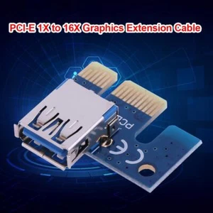 PCI E X1 Adapter PCIe 1X auf USB 3.0 Adapter für PCI Express Riser Mining Miner - Bild 1 von 7