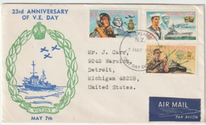 New Zealand 409-411 FDC First Day Cover Military Soldiers & Tanks - Picture 1 of 1