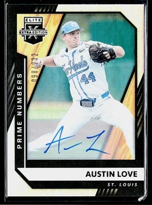 2021 Panini Elite Extra Edition - Prime Numbers Auto #90 Austin Love /232 - Picture 1 of 2
